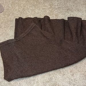 Lauren Ralph Lauren Textured Chocolate A-Line Skirt